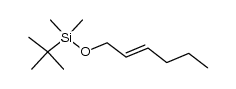 tert-butylhex-2-enyloxydimethylsilane 结构式