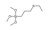 3-乙硫基丙基三甲氧基硅烷 结构式