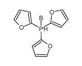 三(2-呋喃基)膦-硼烷(1:1) 结构式