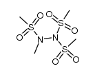 1-methyl-1,2,2-tris(methylsulfonyl)hydrazine 结构式