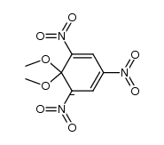 1,1-Dimethoxy-2,4,6-trinitro-cyclohexadienid 结构式