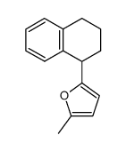 2-甲基-5-(1,2,3,4-四氢-1-萘基)呋喃 结构式