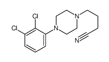 4-[4-(2,3-二氯苯基)哌嗪-1-基]丁腈 结构式