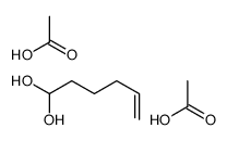5-己烯-1,1-二醇二乙酸酯 结构式