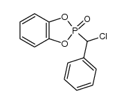 2-(α-氯苄基)-1,3,2-苯并二氧磷杂环戊2-氧化物 结构式
