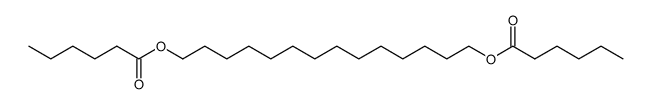 1,14-tetradecanediol dihexanoate 结构式