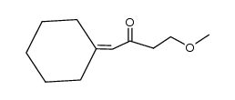 1-环己亚基-4-甲氧基-2-丁酮 结构式