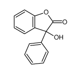 3-羟基-3-苯基苯并[b]-2(3H)-呋喃酮 结构式