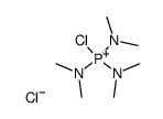 chlorotris(dimethylamino)phosphonium chloride 结构式