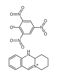 2,3-tetramethylene-1,2-dihydroquinazolinium picrate 结构式