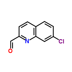 7-氯喹啉-2-甲醛 结构式