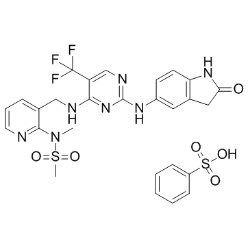 PF 562271 苯磺酸盐 结构式