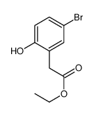 2-(5-溴-2-羟苯基)乙酸甲酯 结构式
