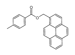 4-甲基苯甲酸-1-芘甲酯 结构式