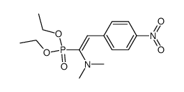 Phosphonic acid, P-[(1E)-1-(dimethylamino)-2-(4-nitrophenyl)ethenyl]-, diethyl ester 结构式