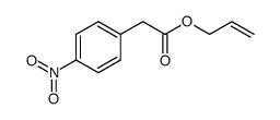 (4-Nitro-phenyl)-acetic acid allyl ester 结构式
