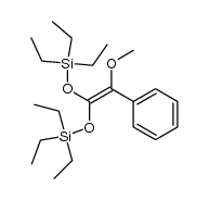 1,1-双(三乙基硅氧基)-2-甲氧基-2-苯基乙烯 结构式
