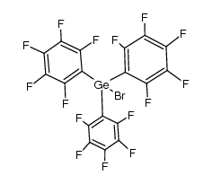 Germane, bromotris(2,3,4,5,6-pentafluorophenyl)- 结构式