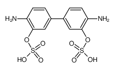 4,4'-二氨基-[1,1'-联苯]-3,3'-二基二硫酸氢酯 结构式