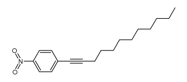 1-(1-十二炔-1-基)-4-硝基苯 结构式