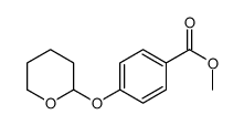 4-[(四氢-2H-吡喃-2-基)氧基]苯甲酸甲酯 结构式