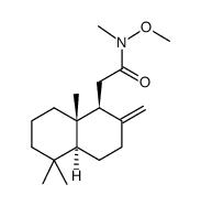 1-Naphthaleneacetamide, decahydro-N-methoxy-N,5,5,8a-tetramethyl-2-methylene-, (1S,4aS,8aS)- 结构式