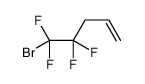 5-溴-4,4,5,5-四氟-1-戊烯 结构式