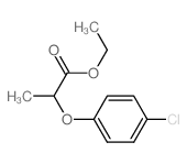 2-(4-氯苯氧)丙酸乙酯 结构式