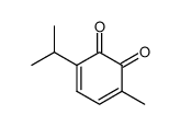 3-甲基-6-异丙基-3,5-环己二烯-1,2-二酮 结构式