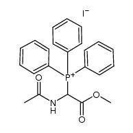 methyl N-acetyl-α-triphenylphosphoniumglycinate iodide 结构式