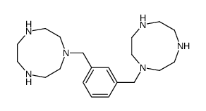 1,1'-[1,3-亚苯基双(亚甲基)]双(八氢-1H-1,4,7-三氮杂环壬烷) 结构式