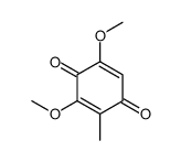 3,5-二甲氧基-2-甲基-2,5-环己二烯-1,4-二酮 结构式