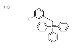 Phosphonium, [(3-hydroxyphenyl)methyl]triphenyl-, chloride (1:1) 结构式
