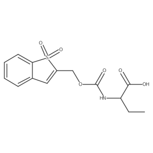 N-BSMOC-L-2-氨基丁酸 结构式