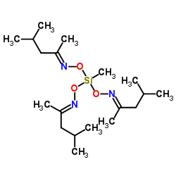 三(甲基异丁酮肟基)甲基硅烷 结构式