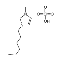 1-己基-3-甲基咪唑高氯酸盐 结构式