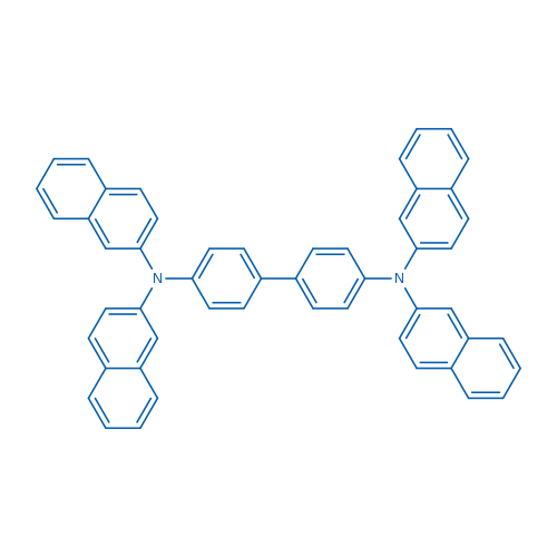 N,N,N',N'-四(2-萘基)联苯胺 结构式