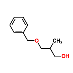 3-苄氧基-2-甲基-1-丙醇 结构式