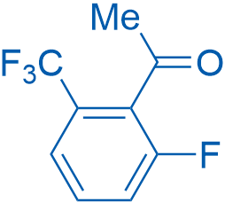 2-氟-6-三氟甲基苯乙酮 结构式