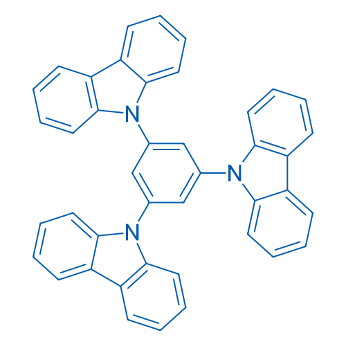 1,3,5-三(9H-咔唑-9-基)苯 结构式
