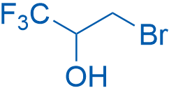 3-溴-1,1,1-三氟-2-丙醇 结构式