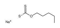 二硫代碳酸 O-戊酯钠盐 结构式