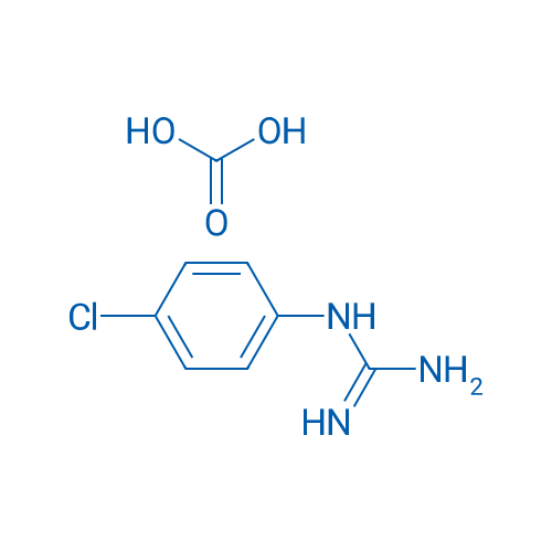 碳酸4-氯苯基胍 结构式