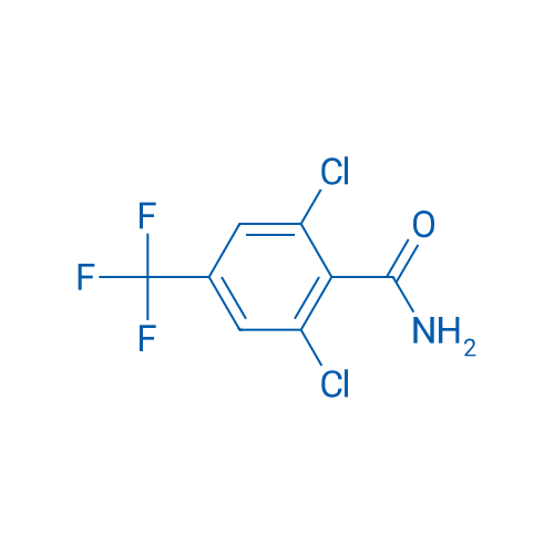 2,4-二氯-4-(三氟甲氧基)苯甲酰胺 结构式