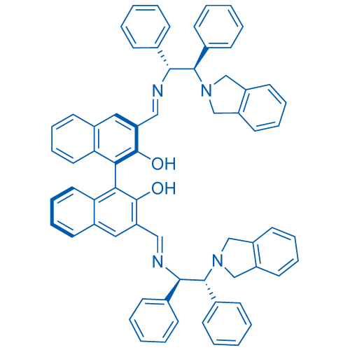 (R)-3,3'-双[[[(1R,2R)-2-(异吲哚-2-基)-1,2-二苯乙基]亚氨基]甲基]-1,1'-二-2-萘酚 结构式
