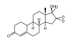 诺龙-D3 结构式