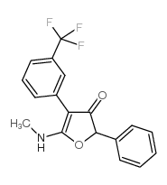 呋草酮 结构式