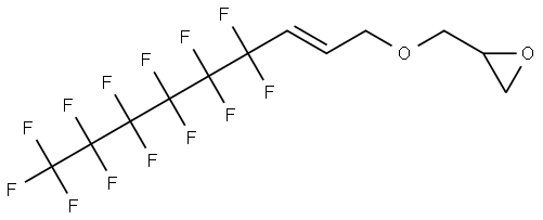 全氟己基代烯丙基缩水甘油醚 结构式