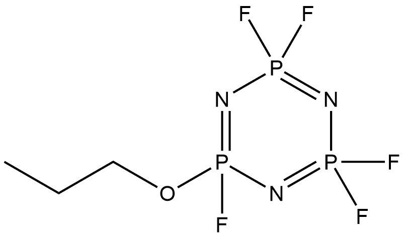 正丙氧基五氟环三磷腈 结构式