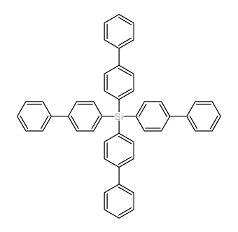 四(4-苯基苯基)硅烷 结构式